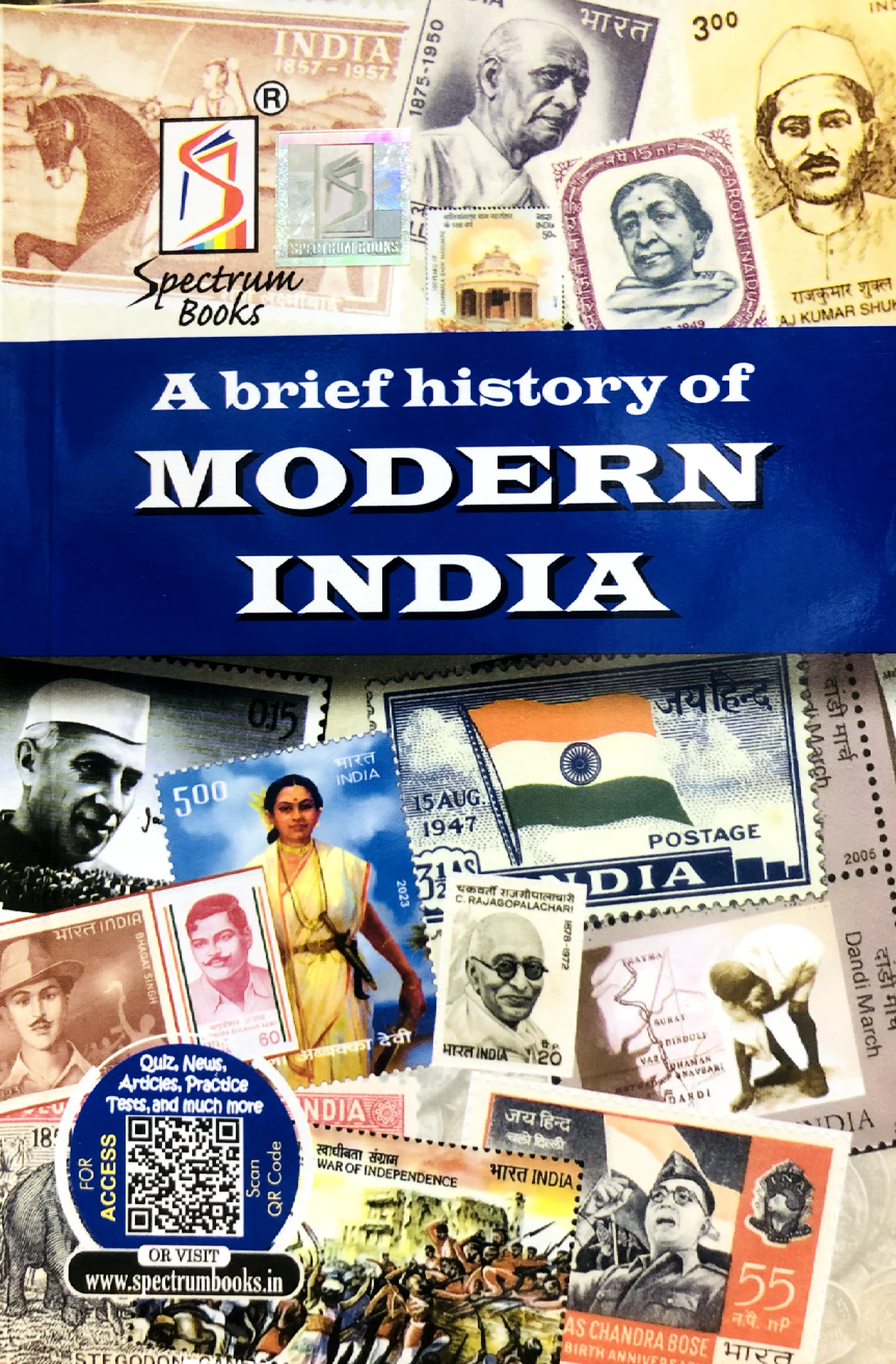 Manufacturer, Exporter, Importer, Supplier, Wholesaler, Retailer, Trader of A Brief History of Modern India | Spectrum | Rajiv Ahir | UPSC | Civil Services Exam | State Administrative Exams - 2024/Edition in New Delhi, Delhi, India.