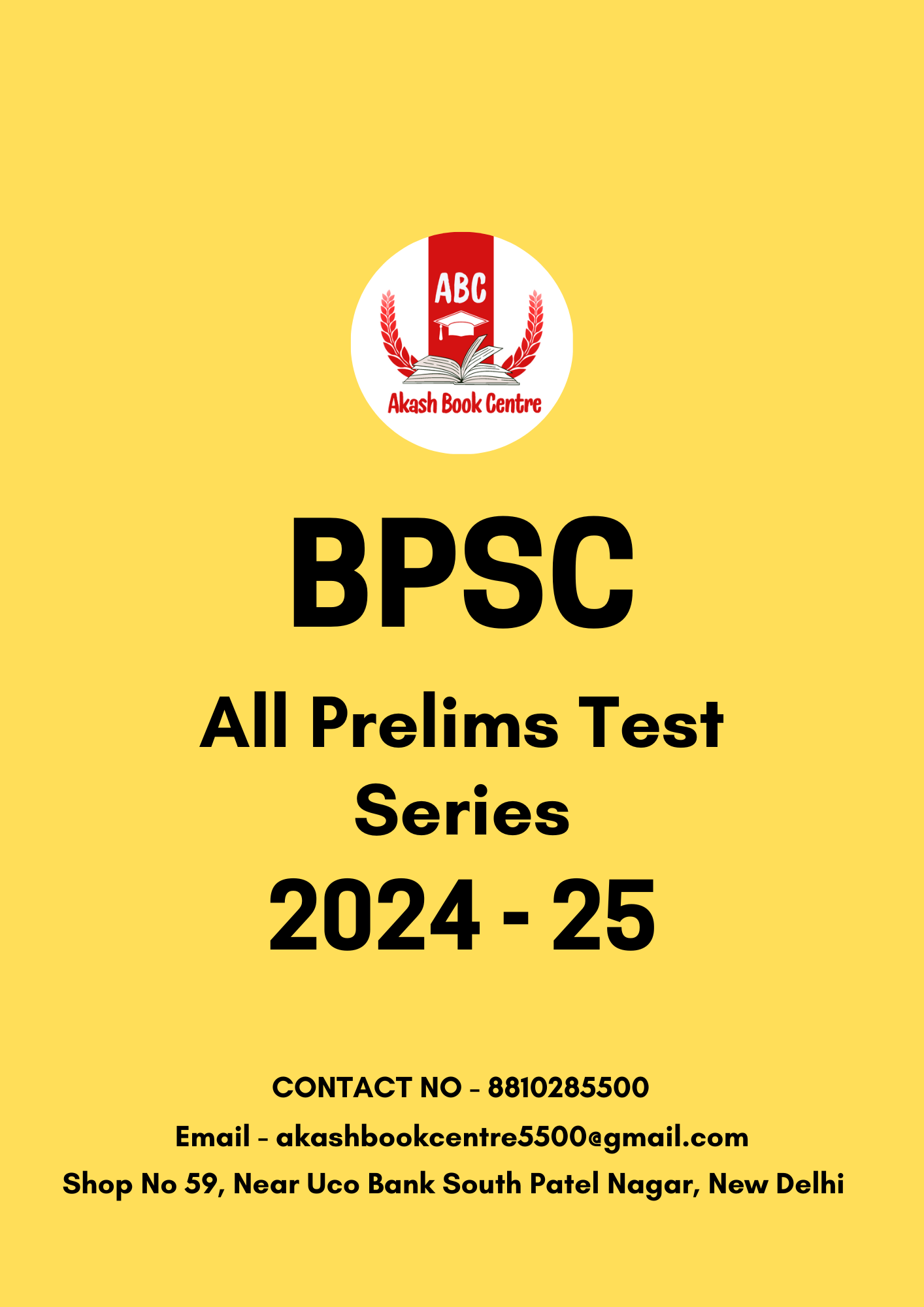 Manufacturer, Exporter, Importer, Supplier, Wholesaler, Retailer, Trader of BPSC ALL PRELIMS  TEST 2024-25 in New Delhi, Delhi, India.