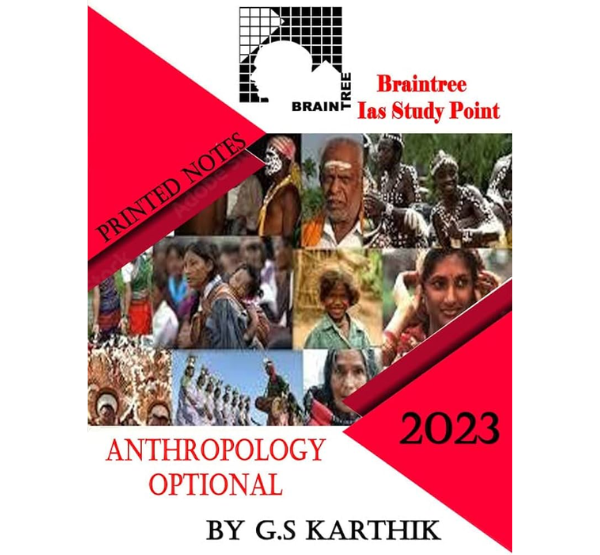 Manufacturer, Exporter, Importer, Supplier, Wholesaler, Retailer, Trader of Braintree Anthropology Optional By G S Karthik Printed Notes English Medium in New Delhi, Delhi, India.