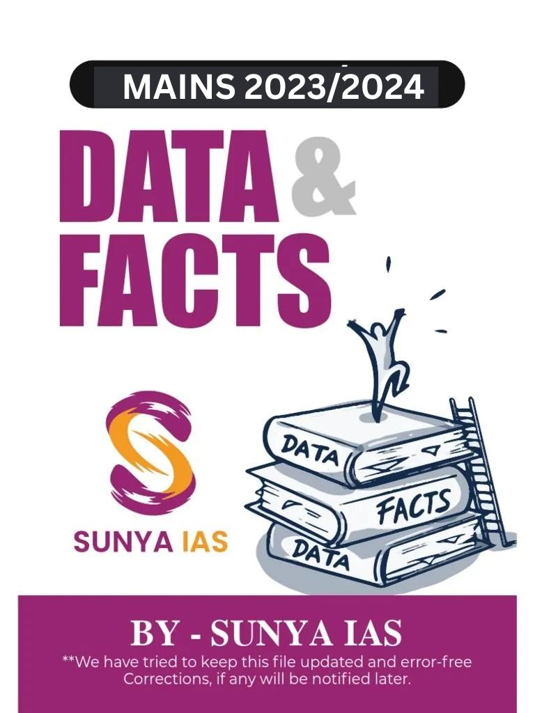Manufacturer, Exporter, Importer, Supplier, Wholesaler, Retailer, Trader of Data & Facts - Sunya IAS - 2023 - 2024 in New Delhi, Delhi, India.