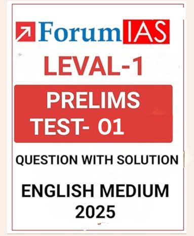 Manufacturer, Exporter, Importer, Supplier, Wholesaler, Retailer, Trader of ForumIAS General Studies PRELIMS Test-2025 Test-1(L1) Polity and Society English Medium (Black & White) in New Delhi, Delhi, India.