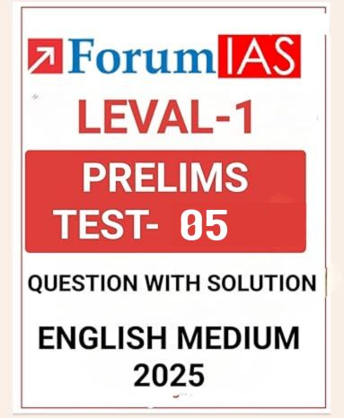 Manufacturer, Exporter, Importer, Supplier, Wholesaler, Retailer, Trader of ForumIAS General Studies PRELIMS Test- 2025 Test-5 (L1) Modern History English Medium (Black & White) in New Delhi, Delhi, India.