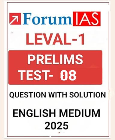 Manufacturer, Exporter, Importer, Supplier, Wholesaler, Retailer, Trader of ForumIAS General Studies PRELIMS Test- 2025 Test-8 (L1) Ancient History+ Medieval History+ Art and Culture English Medium (Black & White) in New Delhi, Delhi, India.