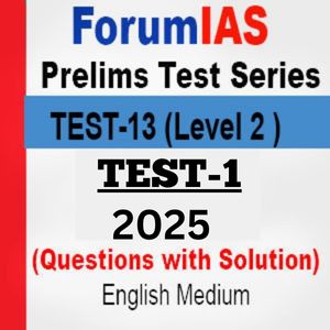 Manufacturer, Exporter, Importer, Supplier, Wholesaler, Retailer, Trader of ForumIAS General Studies Prelims Test Series Test-13{L2:Test-1} Polity-1 English Medium (Black & White) 2025 in New Delhi, Delhi, India.