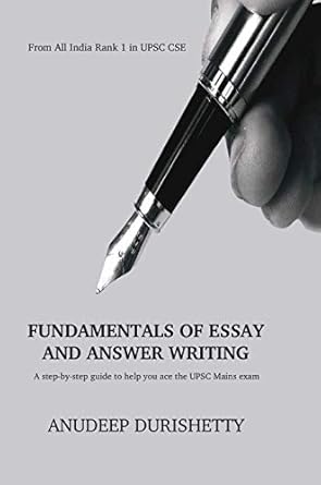 Manufacturer, Exporter, Importer, Supplier, Wholesaler, Retailer, Trader of FUNDAMENTALS OF ANSWER AND ESSAY WRITING BY ANUDEEP DURISHETTY in New Delhi, Delhi, India.