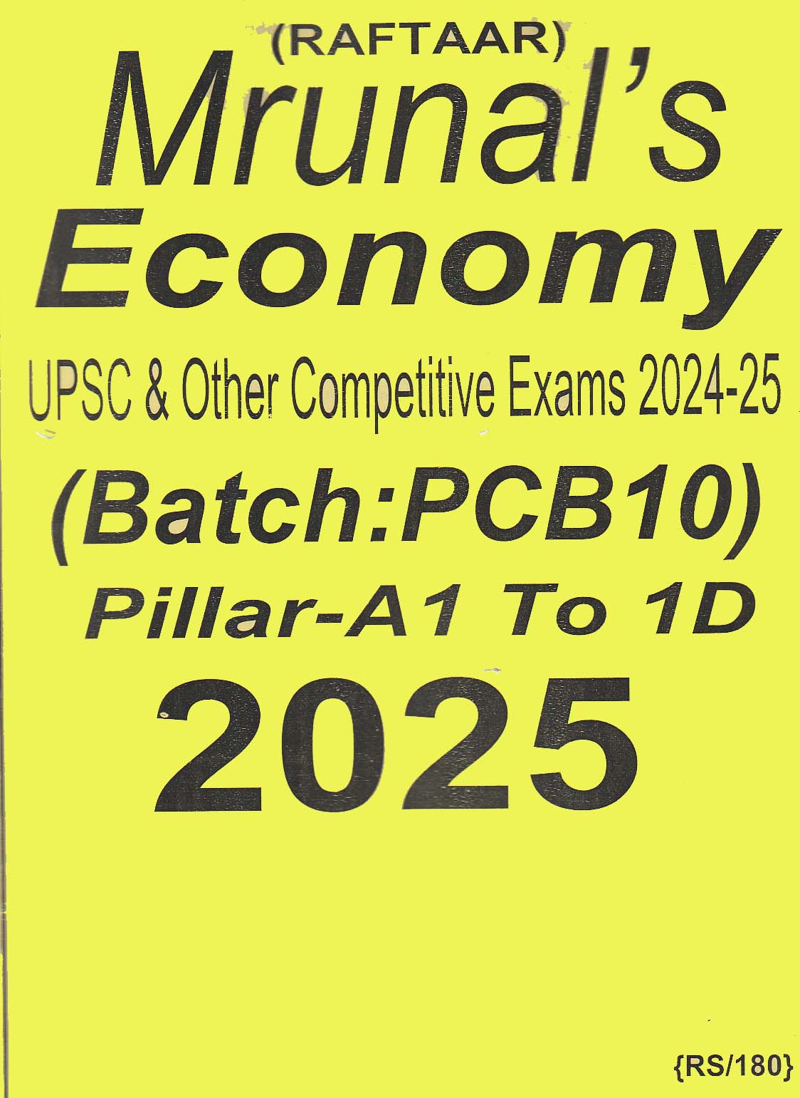 Manufacturer, Exporter, Importer, Supplier, Wholesaler, Retailer, Trader of MRUNAL ECONOMY 2024 PCB 10 PART-1 2024 FINAL ENGLISH {BLACK AND WHITE} in New Delhi, Delhi, India.