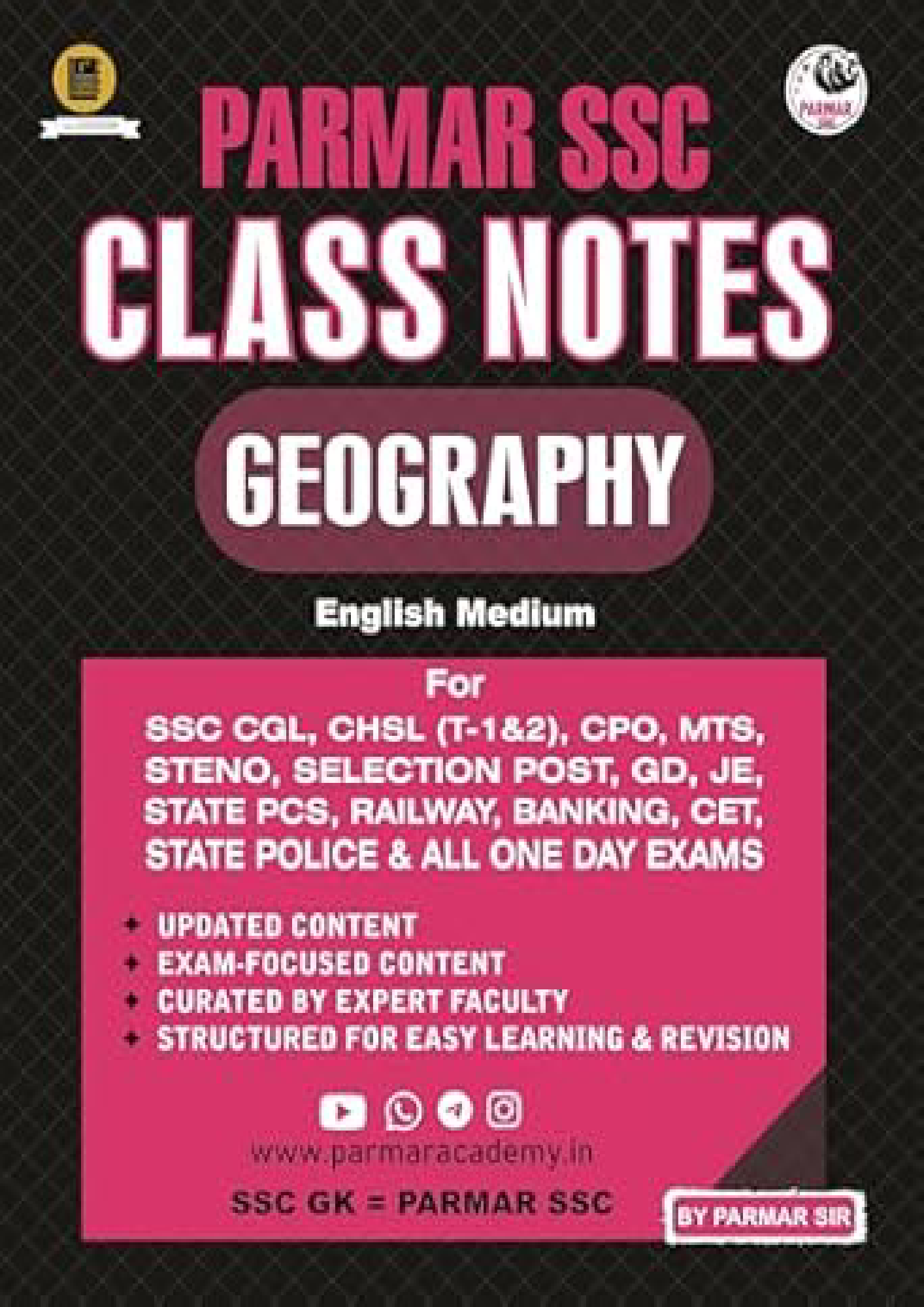 Manufacturer, Exporter, Importer, Supplier, Wholesaler, Retailer, Trader of Parmar SSC Class Notes in New Delhi, Delhi, India.