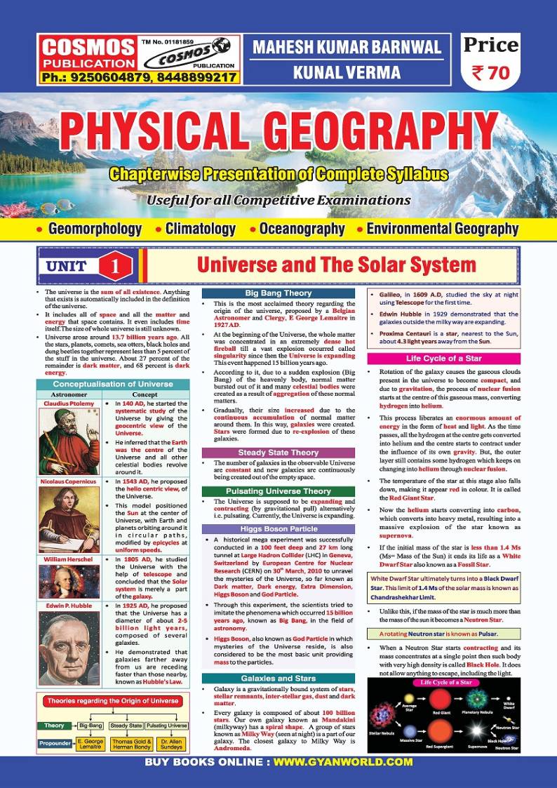 Manufacturer, Exporter, Importer, Supplier, Wholesaler, Retailer, Trader of Physical Geography Paper | New 2024-2025 Mahesh Kumar Barnwal | Cosmos Publication in New Delhi, Delhi, India.