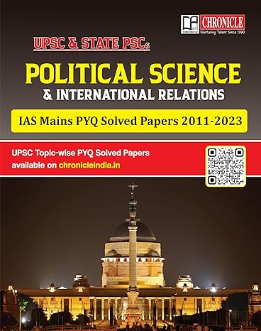 Manufacturer, Exporter, Importer, Supplier, Wholesaler, Retailer, Trader of Political Science & International Relations IAS Mains Q & A UPSC/Civil Services Mains Exam Solved Paper in New Delhi, Delhi, India.