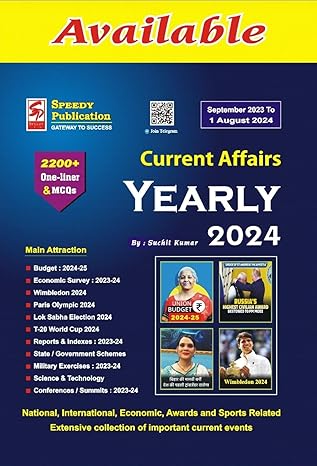 Manufacturer, Exporter, Importer, Supplier, Wholesaler, Retailer, Trader of SPEEDY CURRENT AFFAIRS YEARLY AUGUST 2024 (ENGLISH VERSION) in New Delhi, Delhi, India.