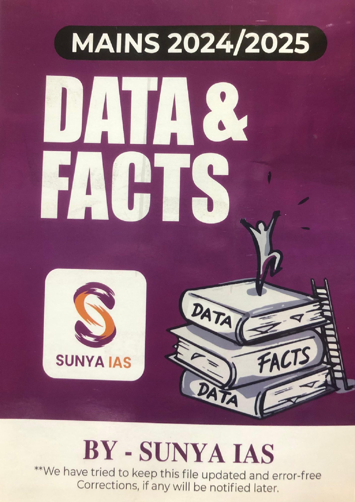 Manufacturer, Exporter, Importer, Supplier, Wholesaler, Retailer, Trader of SUNYA IAS MAINS 2024/2025 DATA & FACTS in New Delhi, Delhi, India.