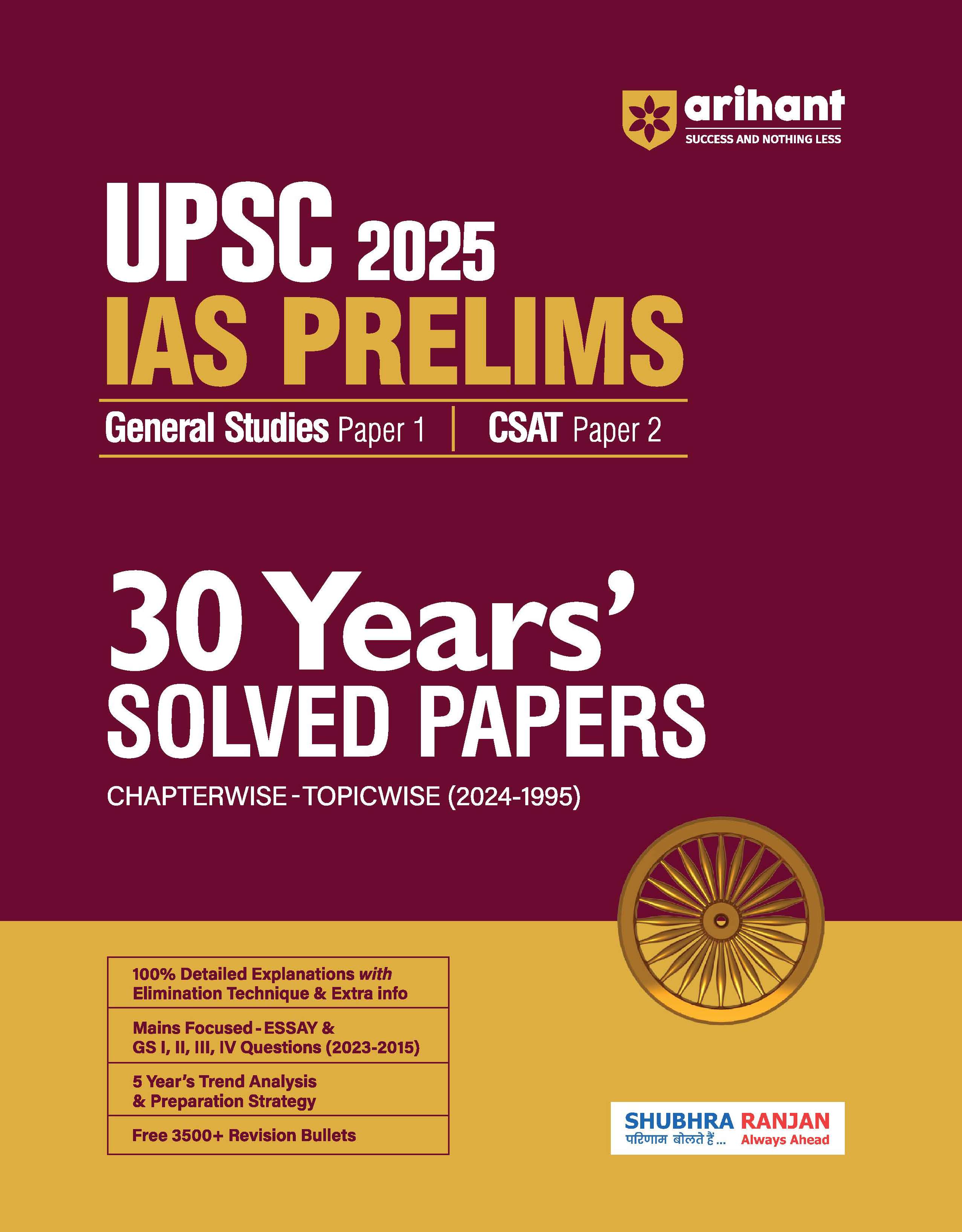 Manufacturer, Exporter, Importer, Supplier, Wholesaler, Retailer, Trader of UPSC IAS Prelims 30 Years Solved Papers for GS (Paper 1) and CSAT (Paper2) | For IAS prelims 2025 exam in New Delhi, Delhi, India.