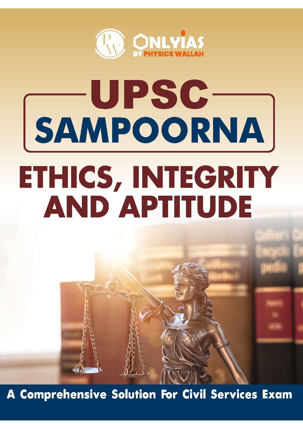 Manufacturer, Exporter, Importer, Supplier, Wholesaler, Retailer, Trader of UPSC SAMPOORNA ETHICS, INTEGRITY AND APTITUDE 2023 (A Comprehensive solution for civil services exam) English Medium (BLACK & WHITE) in New Delhi, Delhi, India.