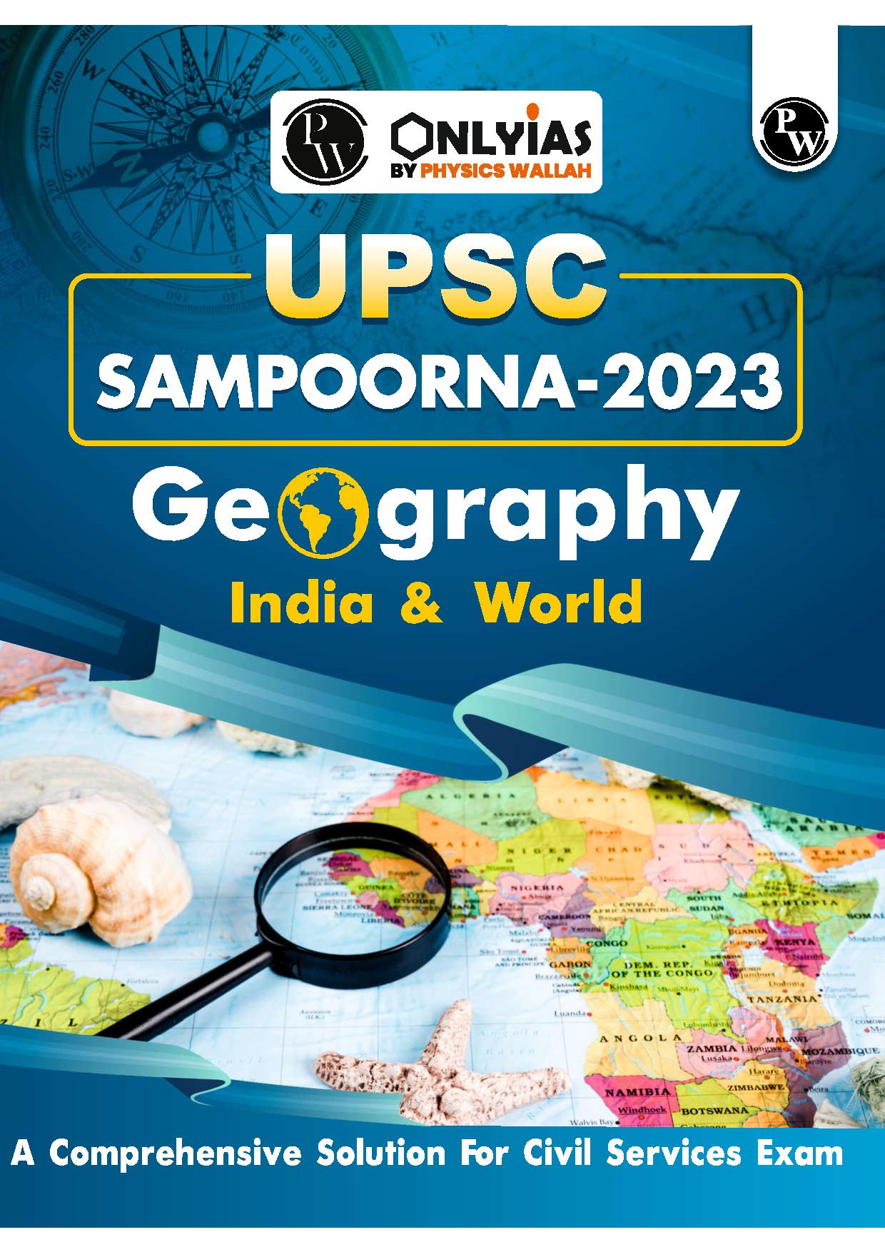 Manufacturer, Exporter, Importer, Supplier, Wholesaler, Retailer, Trader of UPSC SAMPOORNA GEOGRAPHY INDIA & WORLD 2023 ( A Comprehensive solution for civil services exam) English Medium (BLACK & WHITE) in New Delhi, Delhi, India.