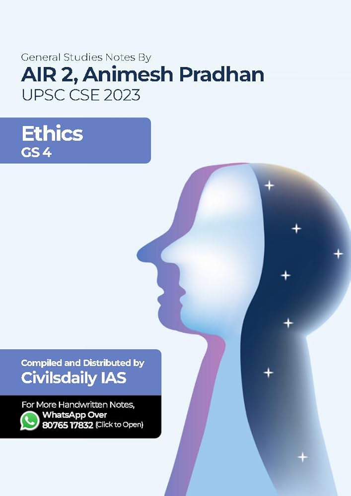 Manufacturer, Exporter, Importer, Supplier, Wholesaler, Retailer, Trader of Upsc Topper Animesh Pradhan Air-2 Upsc Cse-2023 Gs Notes ( Ethics ) Handwritten Notes in English medium For Upsc in New Delhi, Delhi, India.