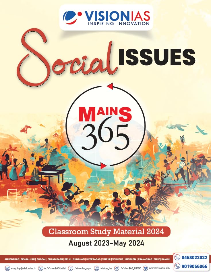 Manufacturer, Exporter, Importer, Supplier, Wholesaler, Retailer, Trader of Vision IAS Mains 365 English Social Issues 2024 English Medium (Black & White) in New Delhi, Delhi, India.