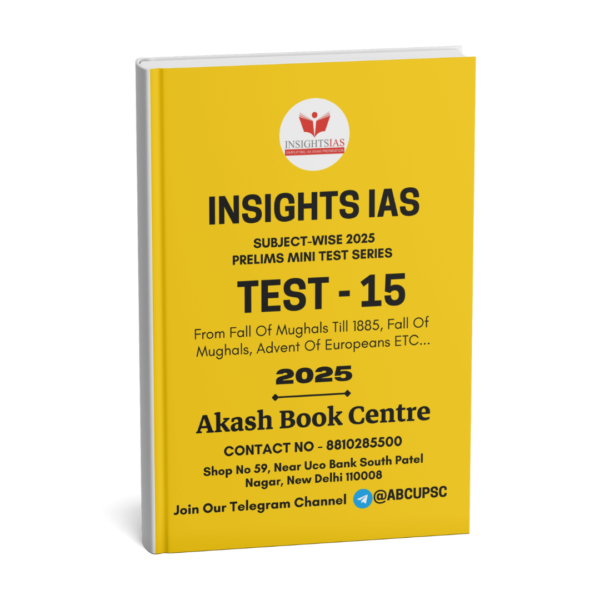 Insights IAS ( COMBO ) UPSC Prelims Test – 1 To 31 | English | B&W