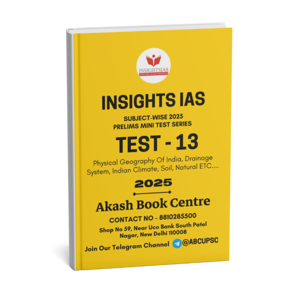 Insights IAS ( COMBO ) UPSC Prelims Test – 1 To 31 | English | B&W