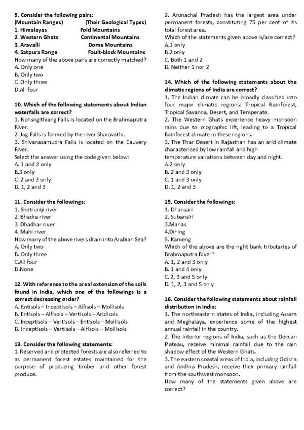INSIGHTS IAS UPSC Prelims Mini Test Series  Test - 13  English 2025 / B&W - Image 2