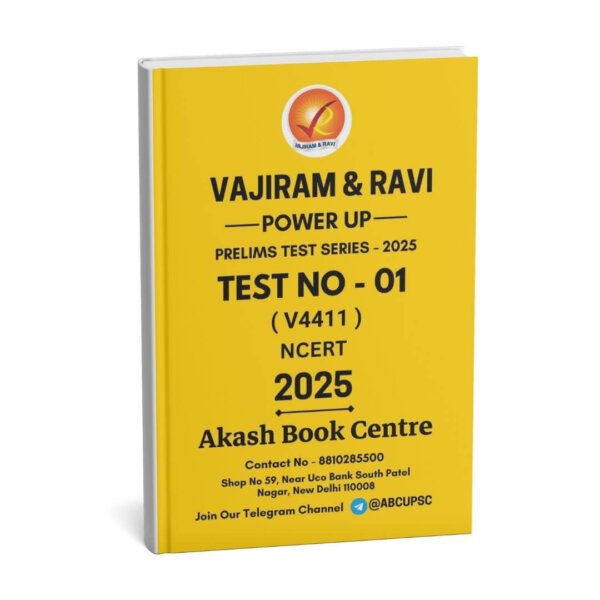 Vajiram & Ravi IAS Power Up UPSC Prelims Test Combo Test 01 To 21 English | B&W