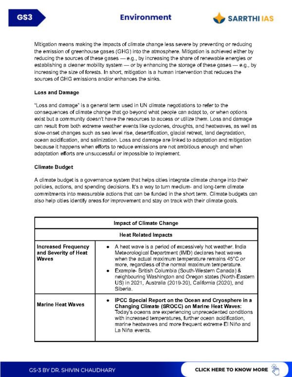 Sarrthi IAS (UPSC CSE 2024/25) [GS - 3 Mains Module] Environment |B&W| - Image 4