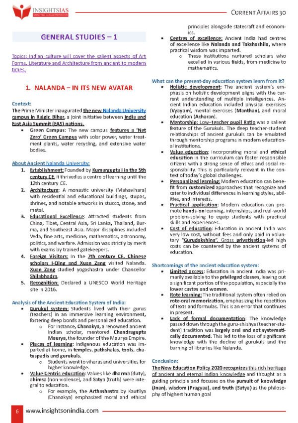 Insights IAS Monthly Current Affairs June English 2024 | B&W - Image 3