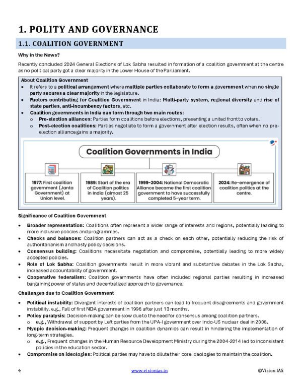 Vision  IAS Monthly Current Affairs June English 2024 | B&W - Image 3