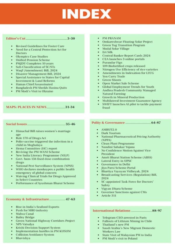 Vajiram & Ravi Current Affairs August 2024 English | B&W - Image 2