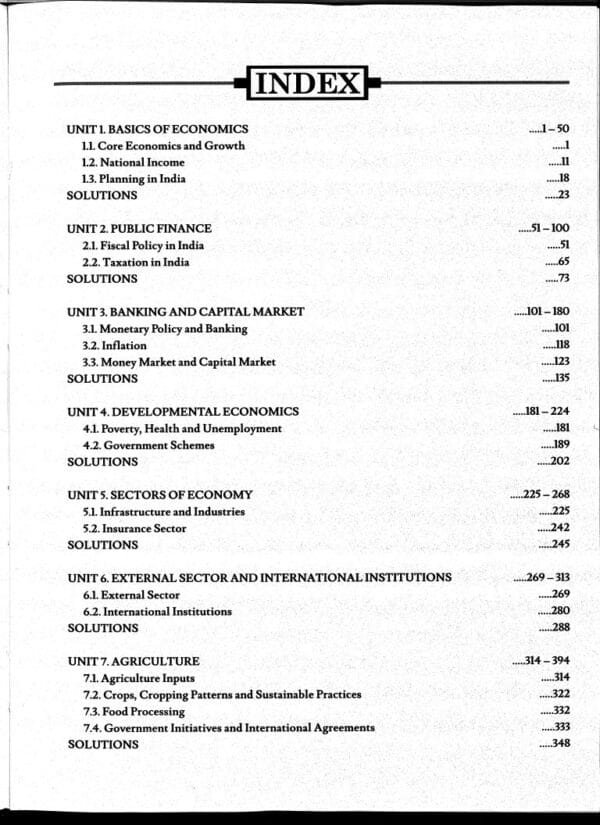 Forum IAS UPSC Prelims Toolkit Practice Economic Social Development And Agriculture l 2024 English | B&W - Image 2