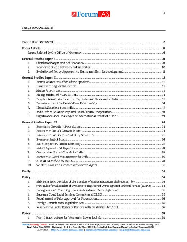 Forum IAS EPIC Monthly Current Affairs January English 2024 | B&W - Image 2