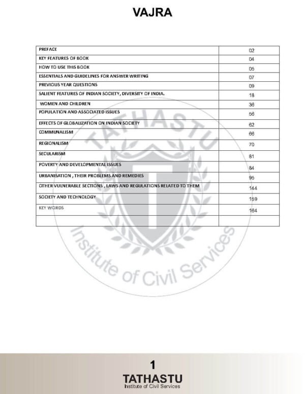 Tathastu Indian Society & Social Justice  ( Useful For UPSC Mains ) 2025 |B&W - Image 3