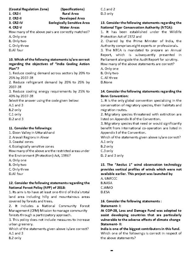 Insights IAS UPSC Prelims Mini Test Series  - 21 ENGLISH 2025 |B&W| - Image 3
