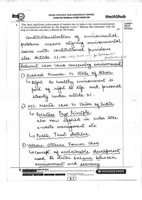 TheIASHub (Toppers Handwritten UPSC PYQ Answers (Till 2022)) [GS Paper 2] |B&W| - Image 4