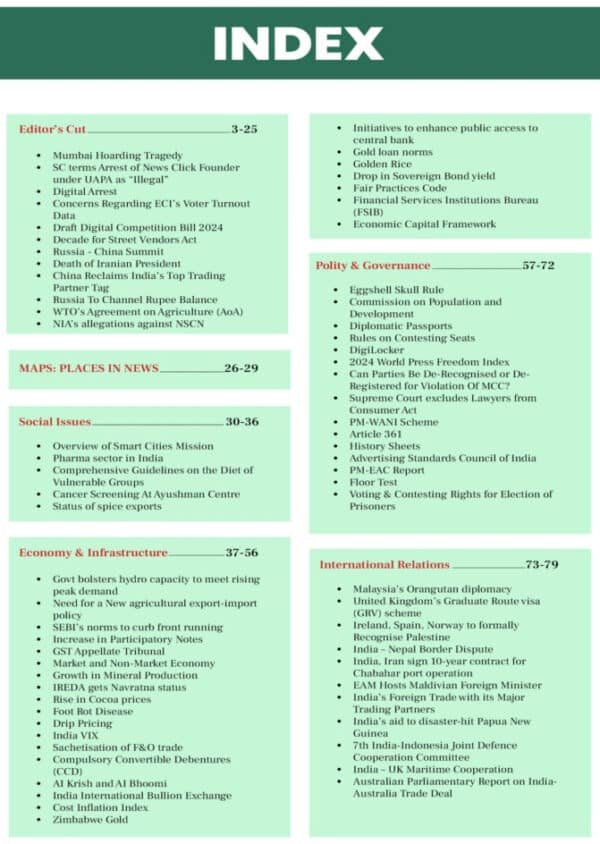 Vajiram & Ravi Current Affairs May 2024 English | B&W - Image 2