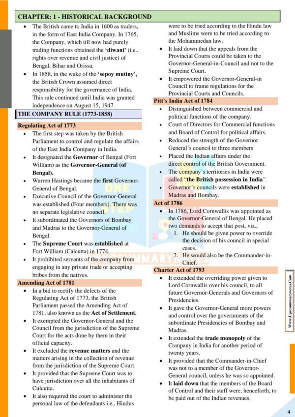 UPSC Summary Notes 7th Revised ( Indian Polity) M.Laxmikanth |B&W - Image 4