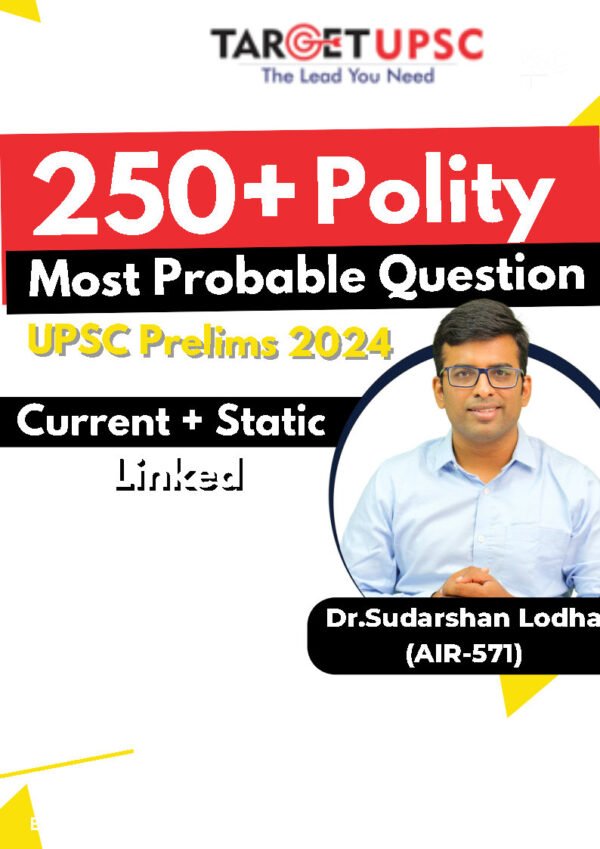 Target UPSC (Most Probable Question 250+ Polity) [UPSC Prelims 2024] Current + Static |B&W - Image 2