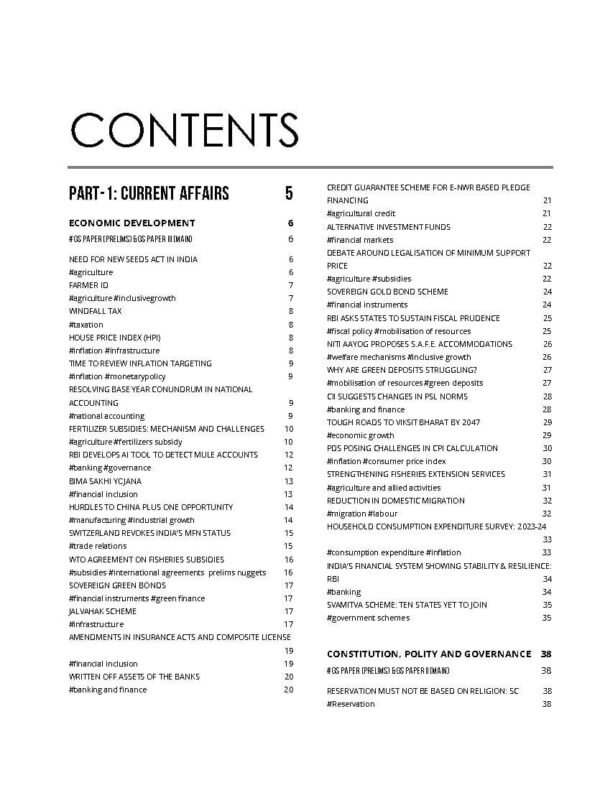 Rau'S IAS (Civil Services Examination) [ Focus Monthly Notes - January 2025 ] |B&W - Image 3