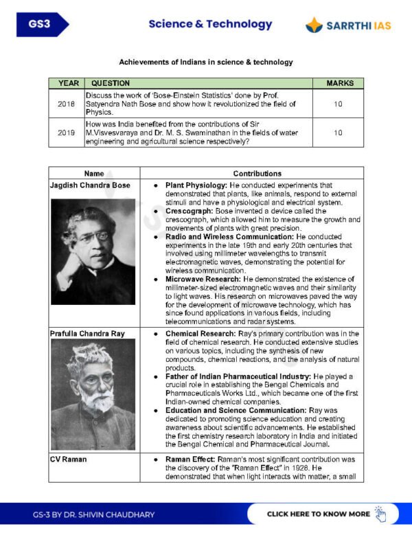 Sarrthi IAS (UPSC CSE  2024/25) GS - 3 {Mains Module} Science & Tech. |B&W - Image 3