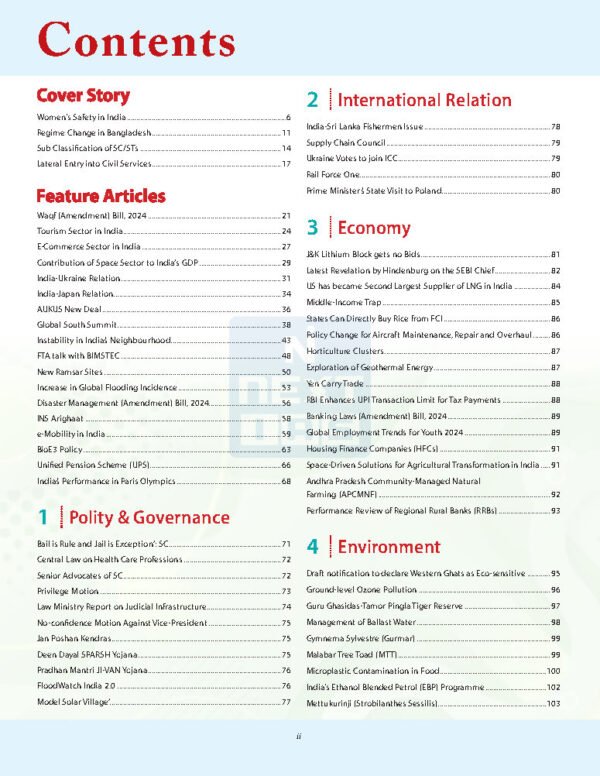Next IAS Monthly Current Affairs September English 2024 | B&W - Image 2