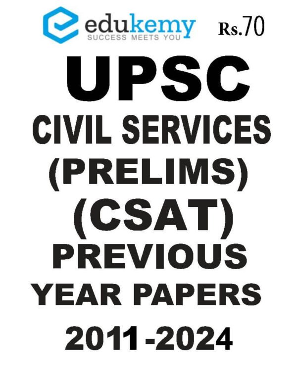 Edukemy (UPSC Civil Services { Prelims CSAT Previous Year Papers 2011-2024 } |B&W - Image 4