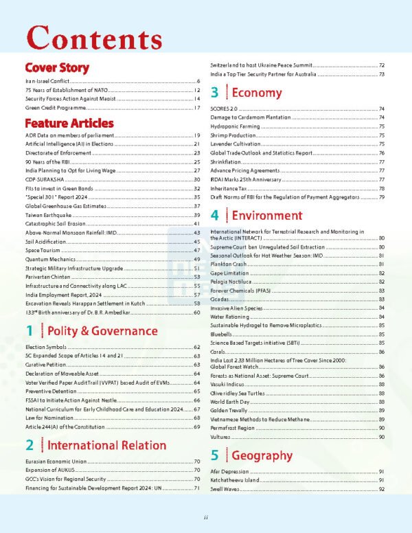 Next IAS Monthly Current Affairs May English 2024 | B&W - Image 2