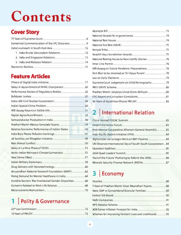 Next IAS Monthly Current Affairs October English 2024 | B&W - Image 2