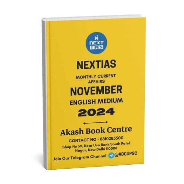 Next IAS Monthly Current Affairs November English 2024 | B&W
