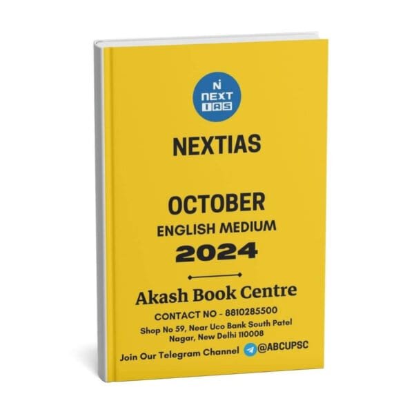 Next IAS Monthly Current Affairs October English 2024 | B&W