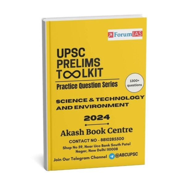 Forum IAS UPSC Prelims Toolkit Practice Series Science Technology And Environment 2024 English | B&W