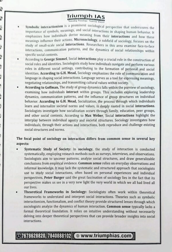 Triumph IAS (Sociology) [Trend Analysis Model Anser Hints] |B&W| - Image 3