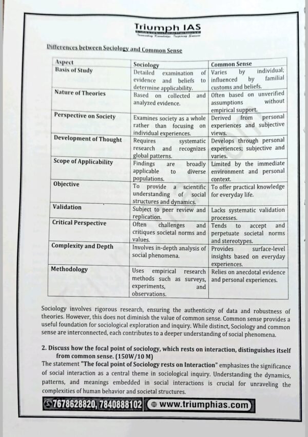Triumph IAS (Sociology) [Trend Analysis Model Anser Hints] |B&W| - Image 2