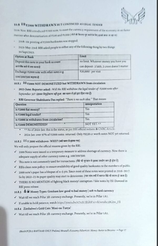 Mrunal's Economy (PCB12 - Raftaar) UPSC Prelims - 2025-26 (Batch : PCB 12) Pillar - 1A To 1D |B&W| - Image 3