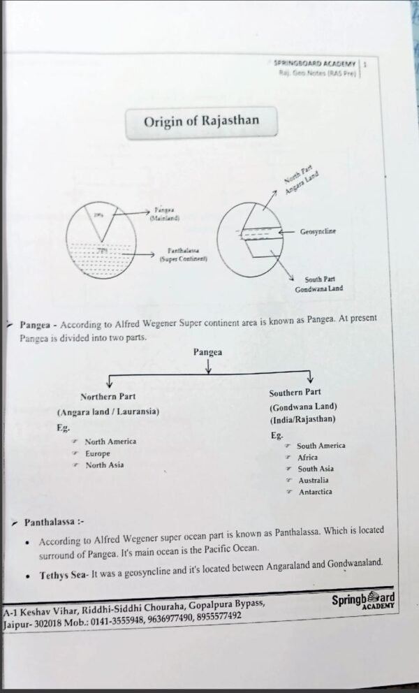 Springboard RAS Prelims 2024-2025 (Geography of Rajasthan) By Vijay Sihag Sir |B&W| - Image 3