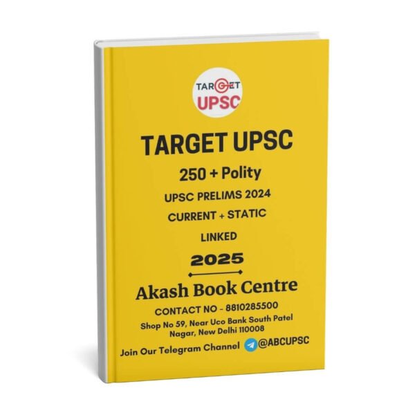 Target UPSC (Most Probable Question 250+ Polity) [UPSC Prelims 2024] Current + Static |B&W